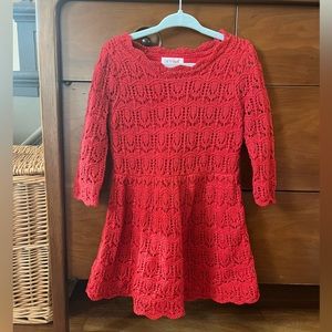 Cat & Jack, Girl’s Pointelle Knit Dress 3T